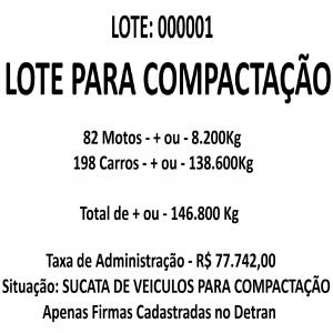 Lote do leilo Leilo da Policia Judiciaria de Sorocaba-SP